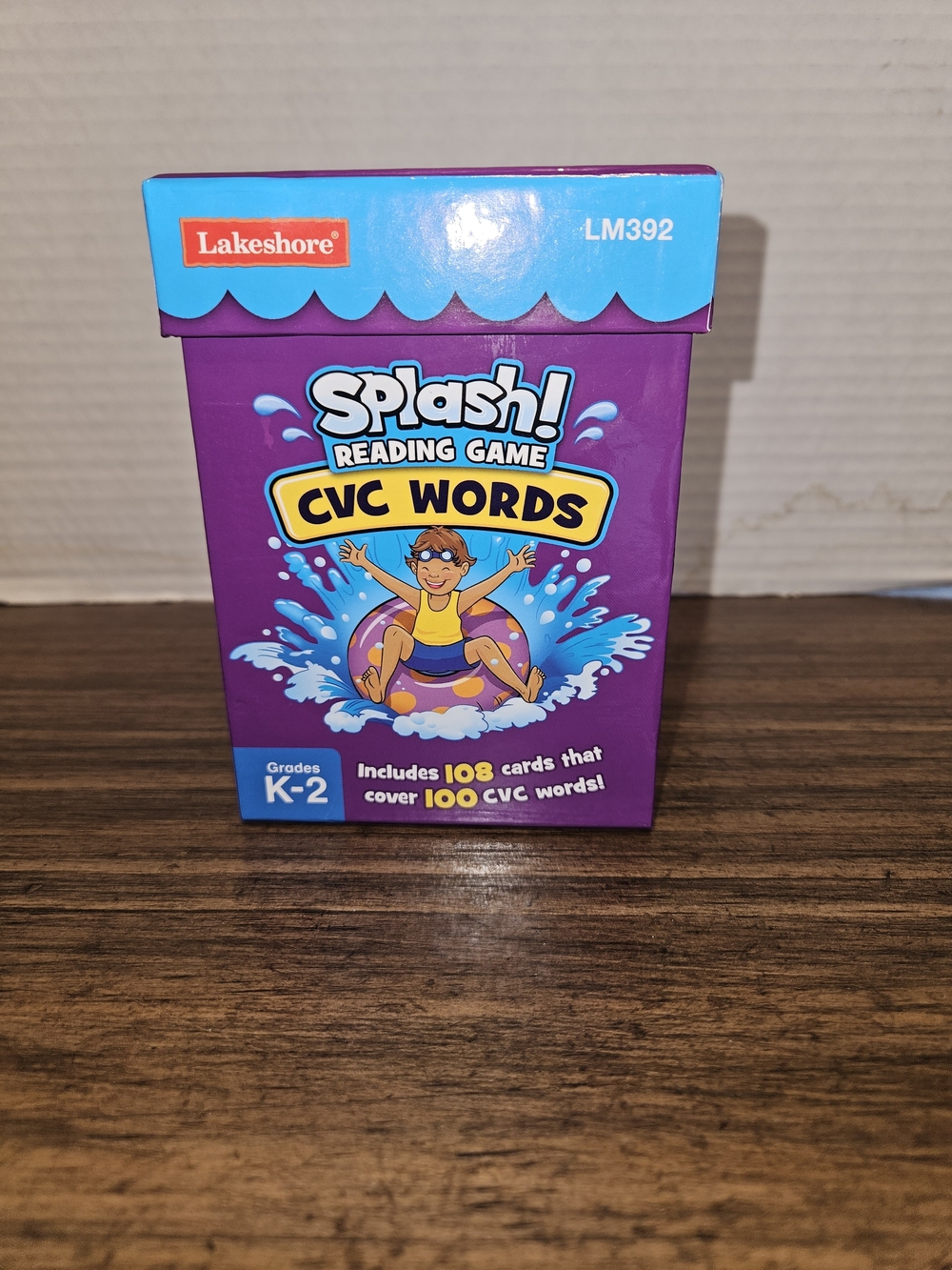 Lakeshore Splash! Reading Game CVC Words - Purple